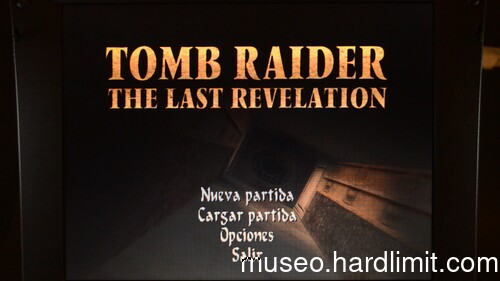 Tomb Raider 4 main menu