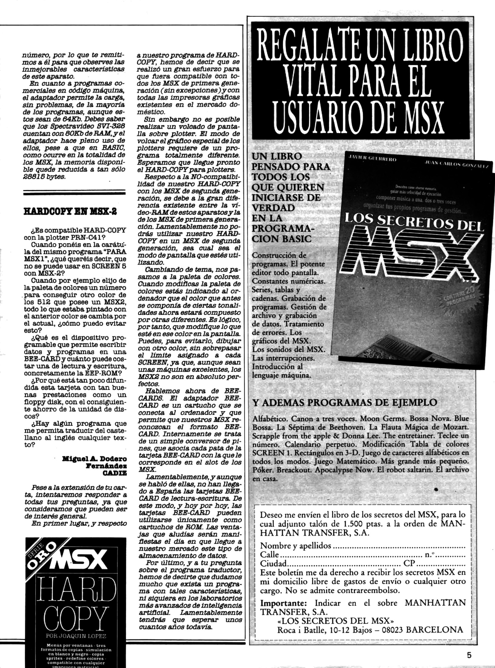 msx-extra 5
