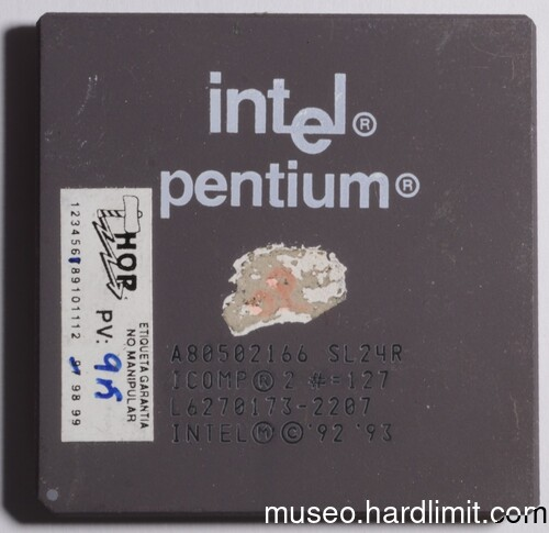 Pentium at 166MHz