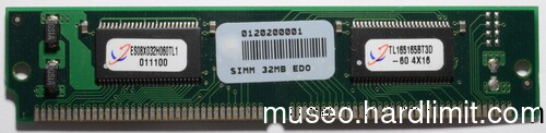 72pin SIMM of 8Mb EDO RAM module
