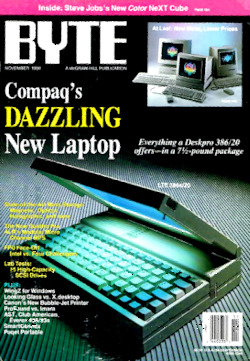 byte-magazine Compaq Dazzling New Laptop   