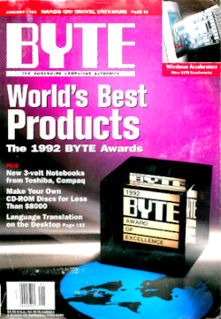 byte-magazine World’s best Products of 1992