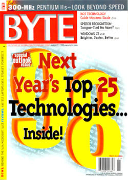 byte-magazine Next year’s Top 25 technologies