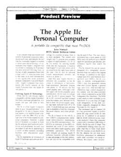 byte-magazine Apple IIc Product Review
