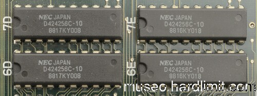Dynamic NMOS RAM in a Epson PC Portable