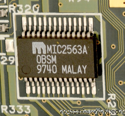 PCMCIA power controller in a Satellite 230CX