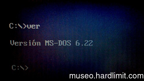 MS-DOS 6.22 on a Compaq Contura 420C