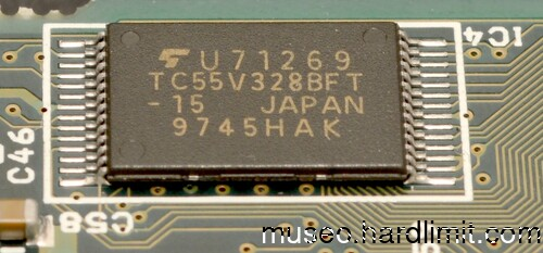 SRAM memory in a Satellite 230CX