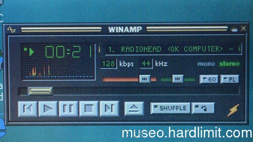 Winamp 1.64 on a Satellite 230CX