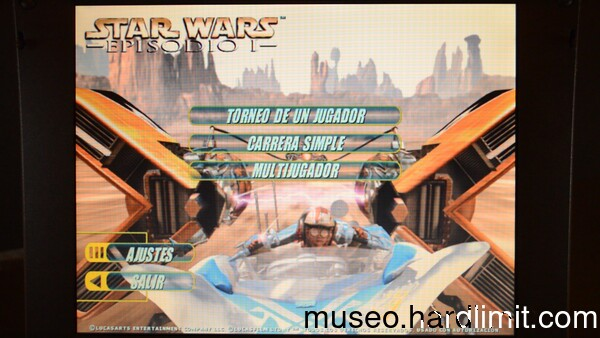 Star Wars Episode 1: Racer main menu