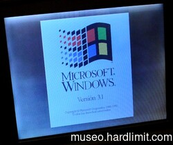 Windows 3.1 start up in a Contura 420C