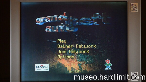 GTA's main menu on a Satellite 230CX