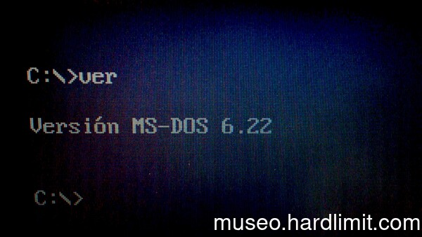 MS-DOS 6.22 on a Compaq Contura 420C