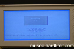 WordPerfect 5.1 start up on a Epson PC Portable LT